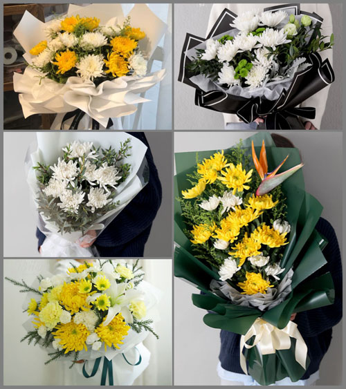 广东潮州市潮安区浮洋镇永大社区白事花束代送